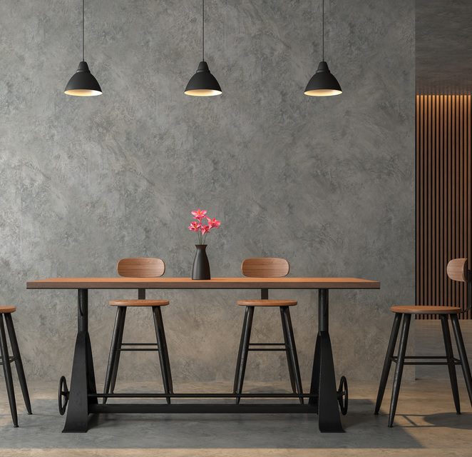 Pared decorativa de microcemento texturizado aplicada por Pintoref Decat